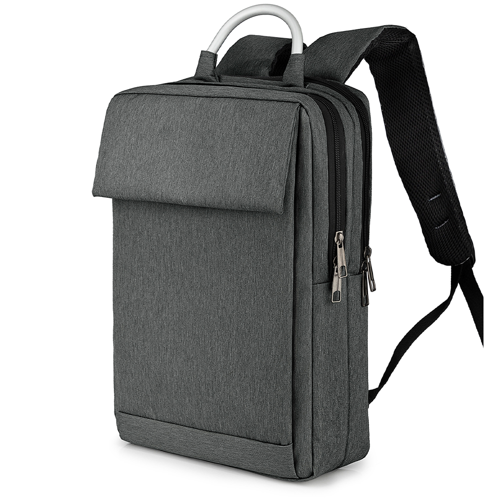 Metal Saplı Lüks Sırt Çantası Antrasit  AC12