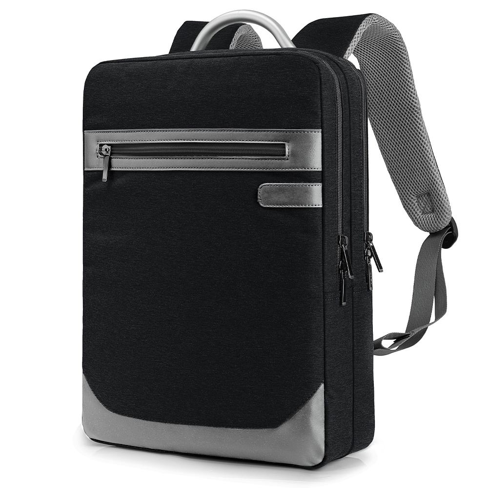 Metal Saplı Sırt Çantası - Siyah  AC23