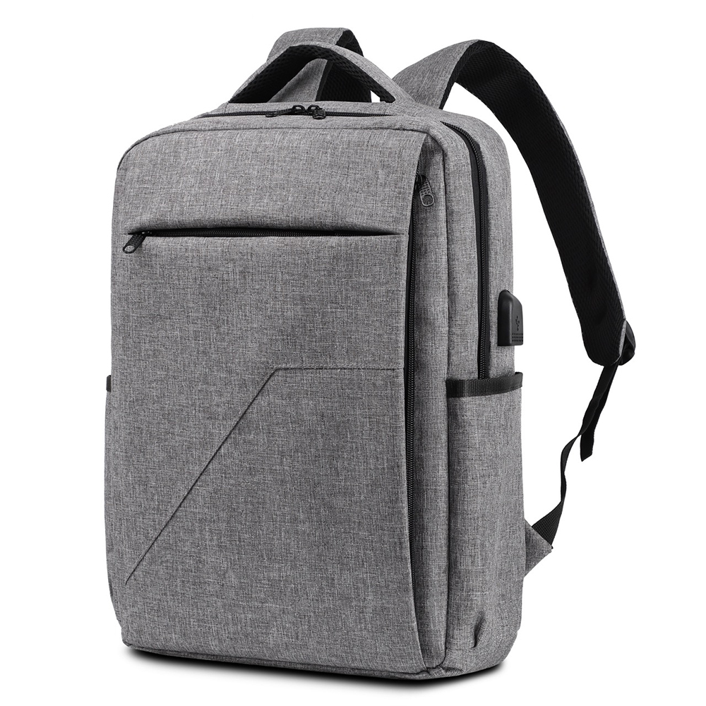 Promosyon Sırt Çantası USB li Gri AC37